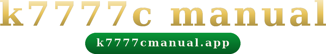 k7777c manual logo
